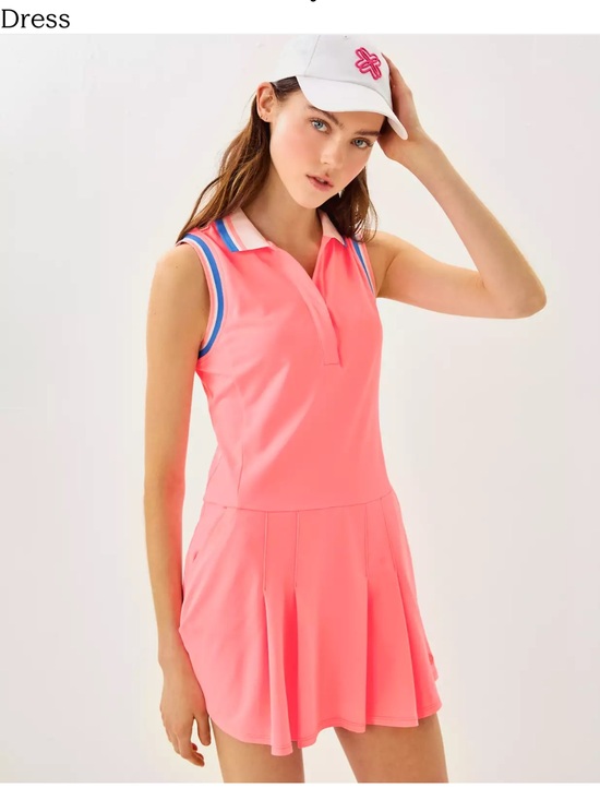 Lilly Pulitzer Dresses & Skirts - NWT Lilly Pulitzer SPF 50 Luxletic Jessamy Tennis Dress with Contrast Trim